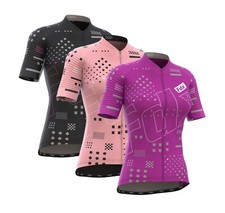 FDX All day Ladies Cycling Jersey Half Sleeve Top Racing Team Biking Shirt 