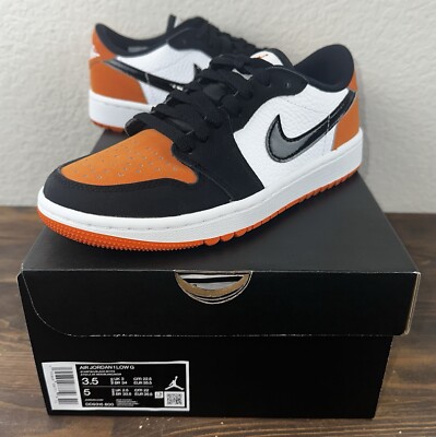 Air Jordan 1 Low Golf  Shattered Backboard  DD9315-800 Size: Men s  3.5 / Wmns 5