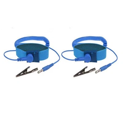 2x Anti-Static WristBand Strap ESD Grounding Wrist Strap Prevents Static Build