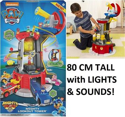 Lights & Sounds Paw Patrol MY SIZE LOOKOUT TOWER 80 CM TALL AUSSIE IN STOCK Lights & Sounds Paw Patrol MY SIZE LOOKOUT TOWER 80 CM TALL AUSSIE IN STOCK