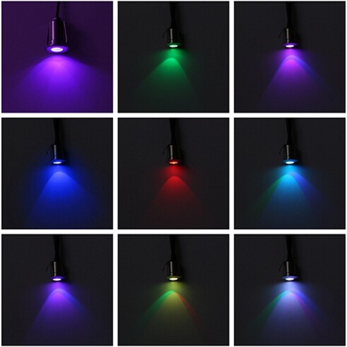 SET DI 10-50X - 22MM WIFI IP67 RGB LED DECKING/TERRA/PLINTO/KICKBOARD KIT LUCI - Foto 5 di 16