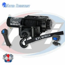 KFI Products Stealth 3500 lb. Winch Kit With Synthetic Cable Rope ATV UTV SXS