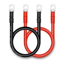 Battery Cable 2 AWG Battery Cables with Terminals 2PCS Copper Battery Cables1...
