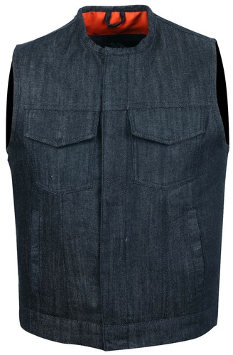 Cut OFF Nero Denim Gilet Da Donna Da Uomo Waiscoat-Gilet Biker Moto Jeans  figlio | eBay
