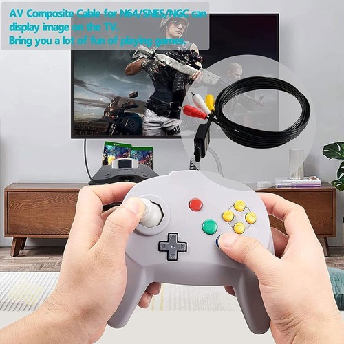 6FT N64 AV Cable Stereo RCA Audio Video Cord for Nintendo 64 SNES GameCube Lot - Picture 9 of 9