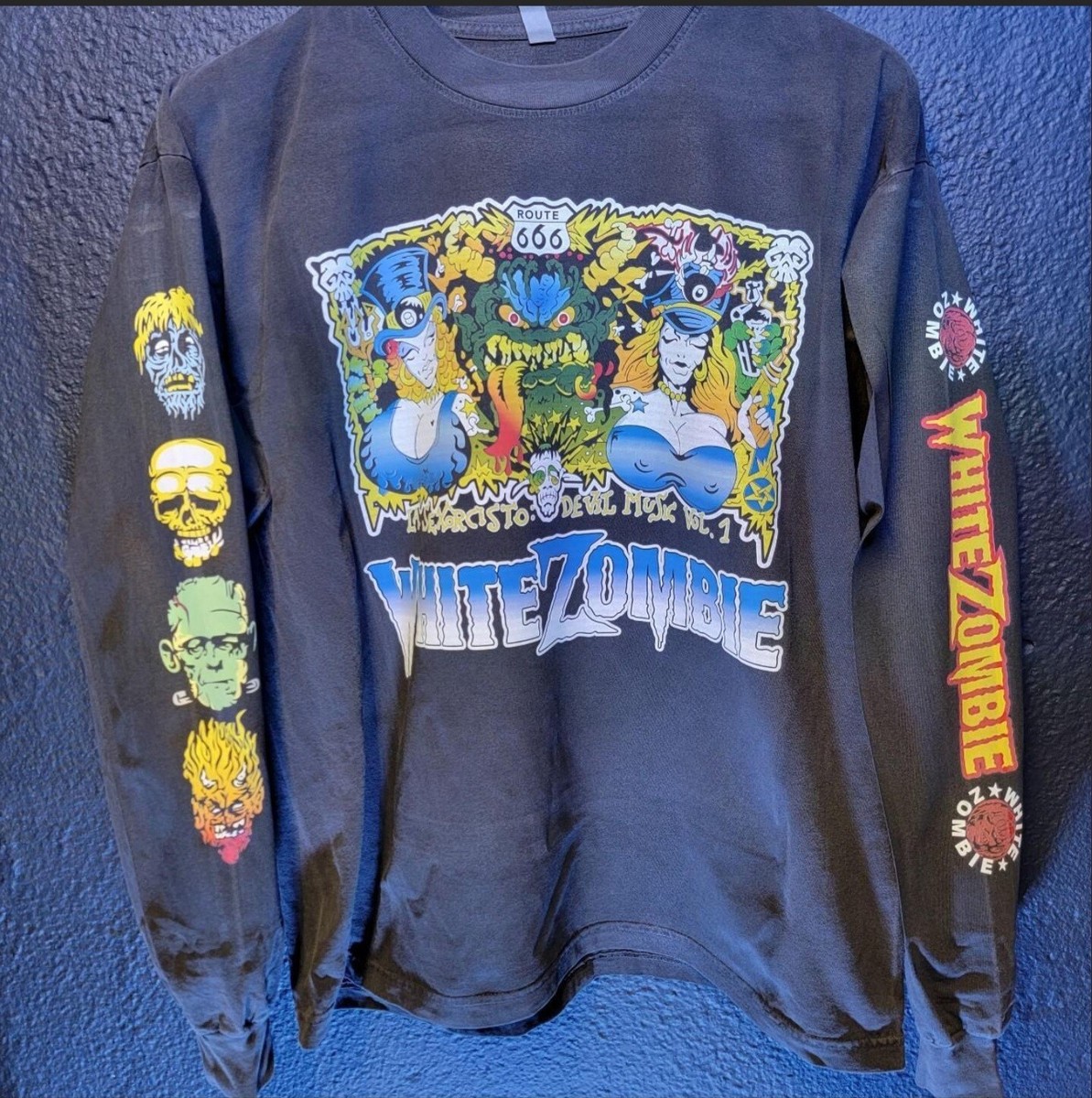 White Zombie La Sexorcisto Tour Shirt S-5XL Bondage Metal Rock MTO