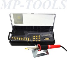 PIROGRAFO INTAGLIO LEGNO KIT 22pz SALDATORE 30w DECORAZIONI G20050