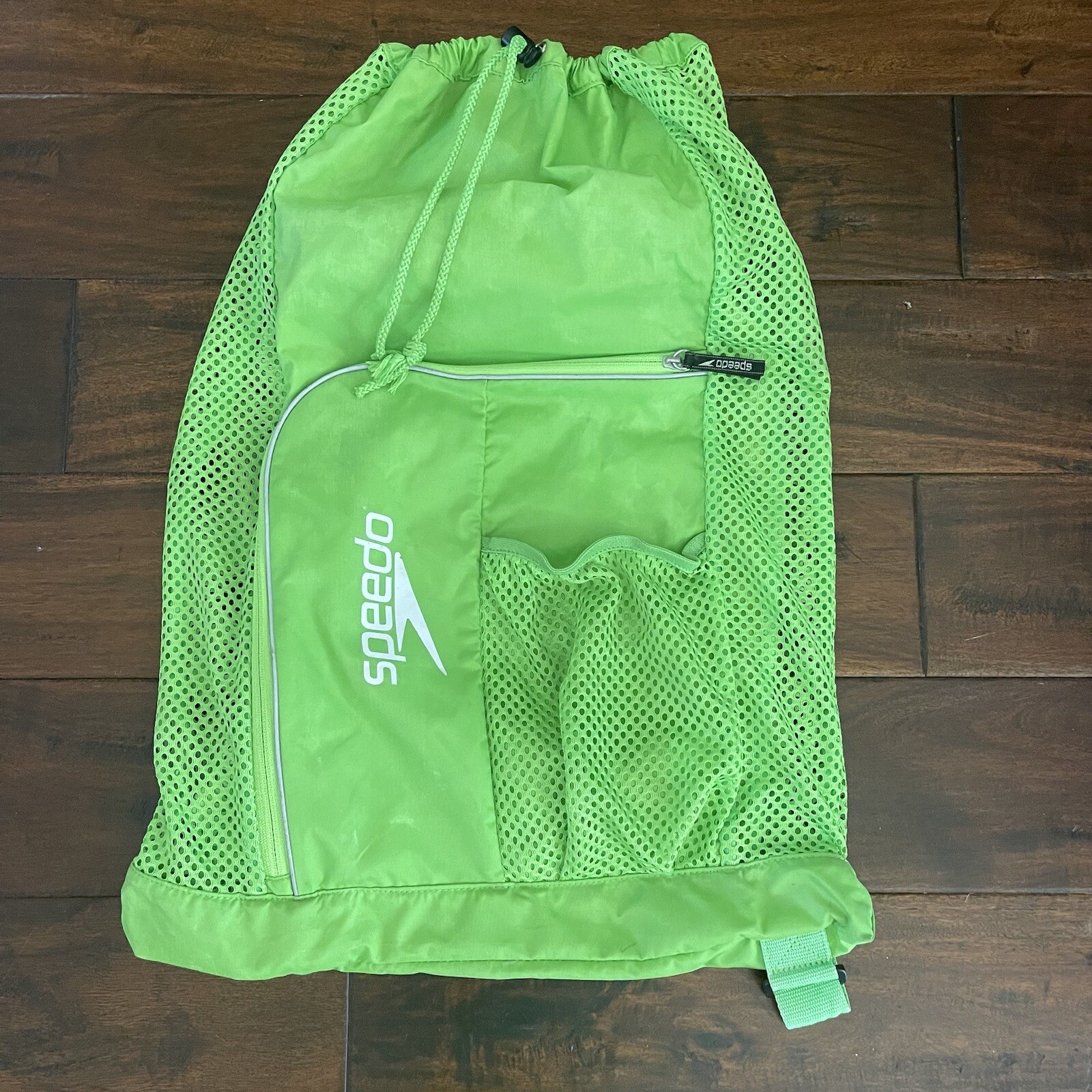 Speedo Unisex Deluxe Ventilator Mesh Swim/Equipment Bag - 18 X 24 Lime Green