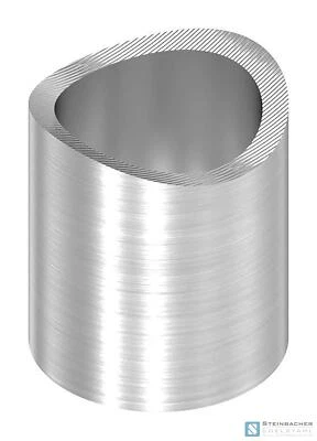 Edelstahl Distanzhülse, Länge: 20mm für Rohr 42,4mm, V2A | STEINBACHER©