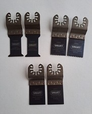 Image of Smart Multi Tool Blades Set of 6 Oscillating saw blades