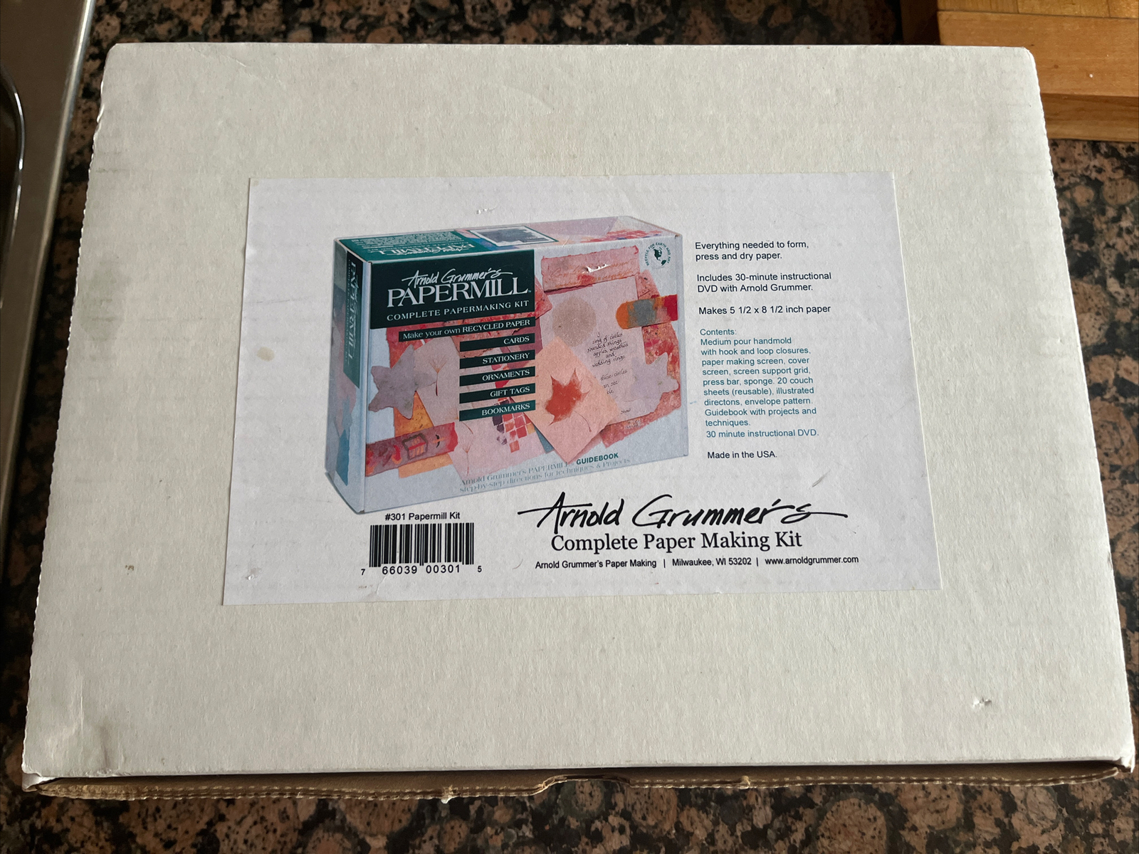 Arnold Grummers Papermill Complete Papermaking Kit A4 for sale online