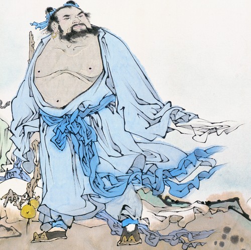 掛軸1967 ORIGINAL ART CHINESE PAINTING-Fan Zeng eight immortals&范曾 八仙图 - Picture 3 of 9