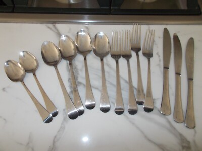 Forks Spoons and Knives Pieces Stainless Variety Silverware Set, .13 pcs..