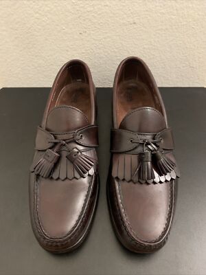 New Allen Edmonds Men\'s Shoes Black Size 11D Enfield Loafers Rubber Sole w/box Newman Penny Loafer | Men main image 3