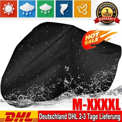 M-XXXXL Motorradplane Abdeckplane Motorrad Abdeckung Roller Schneefest Outdoor