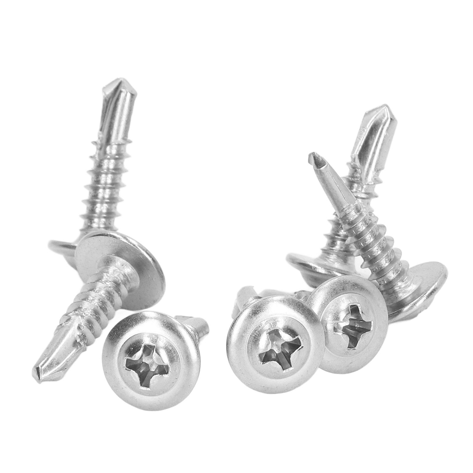 Self Tapping Screw 410 Stainless Steel Quick Round Washer Head Screws For