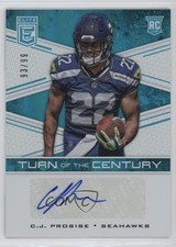 2016 Donruss Elite Turn of the Century Auto 93/99 CJ Prosise #TCA-CP Auto lb9