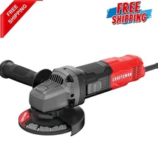 Durable Compact Small Angle Grinder Tool 4-1/2 inch 6 Amp 12000 RPM Corded