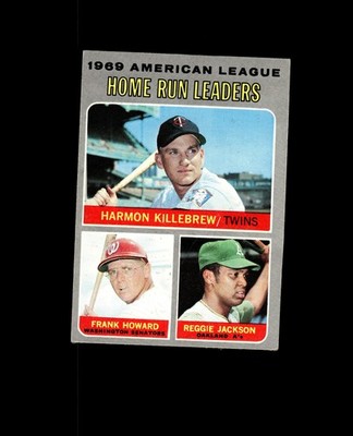 1970 Topps 66 AL Home Run Leaders Killebrew/Howard/Jackson VG-EX #D1,554159