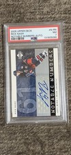 2005 UD Notable Numbers #N-RN Rick Nash Autograph  16/61   Short Print    PSA 7