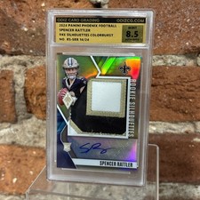 2024 Panini Phoenix Rc Silhouettes Color Burst Spencer Rattler RPA Auto /24 8.5
