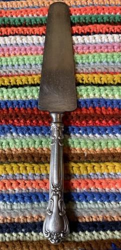Vintage Sterling Silver Handle Gorham Chantilly Pie Cake Server Knife 9 1/2"