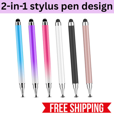 2 in 1 Eingabestift für Touchscreen Handys Tablets Universal Kapazitiver Stift