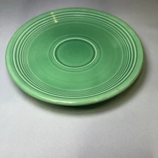 Vintage Retired Homer Laughlin Fiesta Fiestaware Green 6” Diameter Saucer