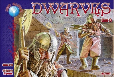 Dark Alliance Figures 1/72 DWARVES Figure Set #1