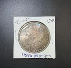 1896 Morgan Dollar TONED UNC Condition High Grade Nice 90% Silver Type Coin