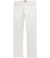 Rogue State Mens Solid Casual Trouser Pants, cream, 34W x 34L