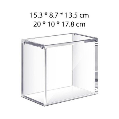 Klar Acryl Vitrine Schutzeimer Hausbehälter Stapelbar Vitrine