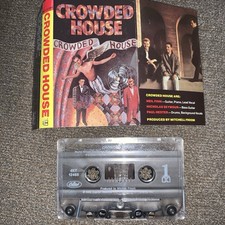 Crowded House Self Titled Debut Cassette Tape 1986 Capitol Records