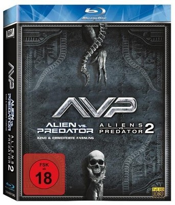 Blu-ray/ Alien vs. Predator / Aliens vs. Predator 2 - FSK 18 !! Topzustand !!