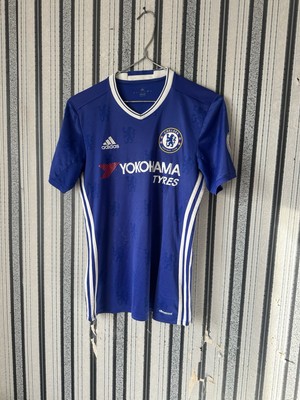 FC Chelsea FC Home Shirt #30 David Luiz 2017 / 2018 Adidas size S