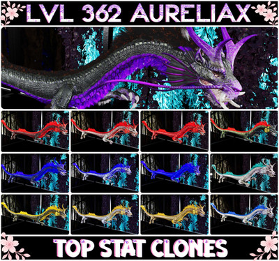 Lvl 362 Aureliax CLONES ARK  Survival Ascended ASA PVE