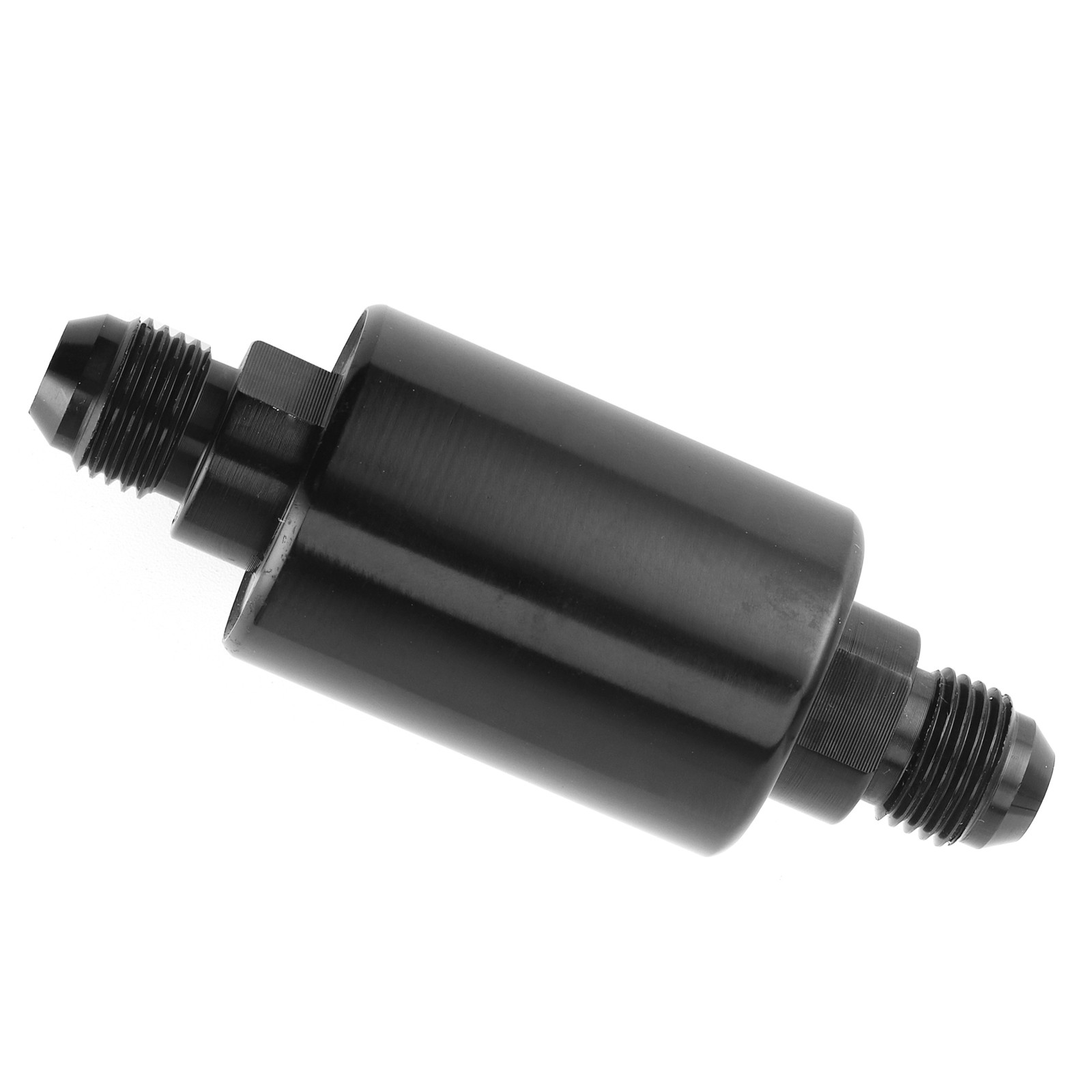 Car High Flow Inline Fuel Filter Aluminium Alloy 100 Micron Cleanable AN6