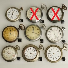 Rare 1x Antique Pocket Watch Men's no fusee duplex no chronometer no repeater