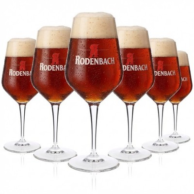 6x Rodenbach Bierglas Gläser Biergläser Weinglas Ballonglas 0,33l