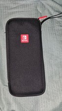 Nintendo Switch Soft Carrying Case Black Official Travel Pouch w/ Pocket
