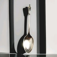 Slater Bros. (EP) - Miniature Spoon with Figurine 4-7/16" Inch Rare Antique