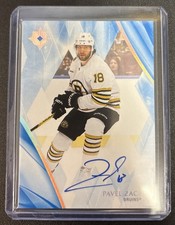 2023-24 Upper Deck Ultimate Collection Auto Pavel Zacha #29 Boston Bruins