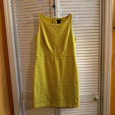 Ann-taylor Women's Yellow and Green Dress