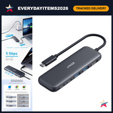 5-in-1 USB C Hub, HDMI Splitter, 4K Display Adapter, USB 3.0 Ports, Type-C Hub