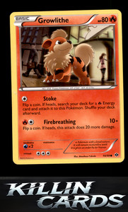 Growlithe (10) 10/99 Pokemon Common Next Destinies Card NM
