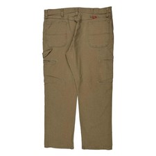 Wrangler Double Knee Carpenter Pants - 38W 30L Khaki Cotton