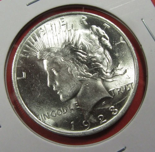 1923 $1 U.S. Peace Silver Dollar. Uncirculated. Strong luster. (126060)