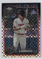 2024 Topps Pro Debut Chrome X-Fractor Cole Carrigg #PDC-9 s7f