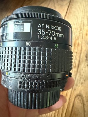 Nikkor AF 35-70mm 1:3.3-4.5 Camera Lens with Caps