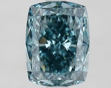 2.12 Ct CUSHION Fancy Vivid Blue VVS2 IGI Certified Lab Grown CVD Diamond